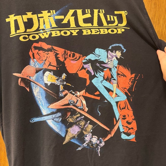 Black Cowboy Bebop anime tee, large - Picture 4 of 9